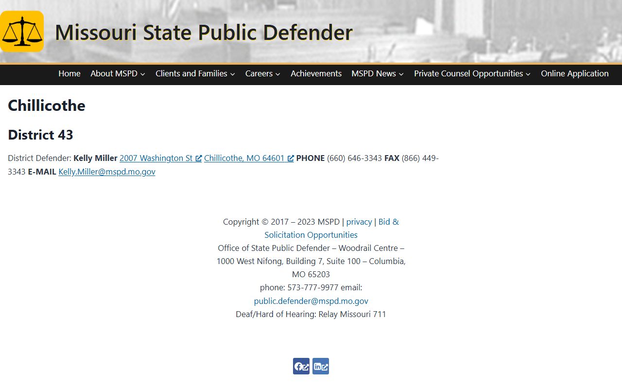 Carroll County court charges District 43 public defender contact
