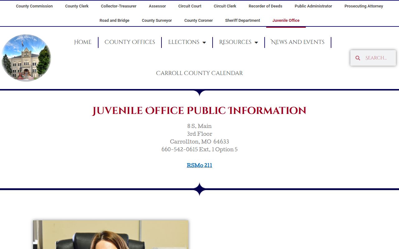 Carroll County Circuit Clerk juvenile office court records access