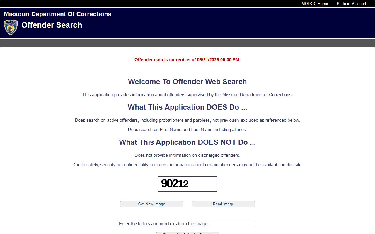 Carroll County inmate records and Missouri DOC offender search